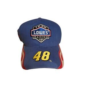 Jimmie Johnson #48 Team Lowe's Racing Adjustable Hat - Checkered Flag Sports